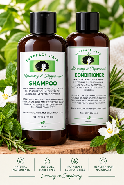 Rosemary & Peppermint Hair & Scalp Shampoo 500ml