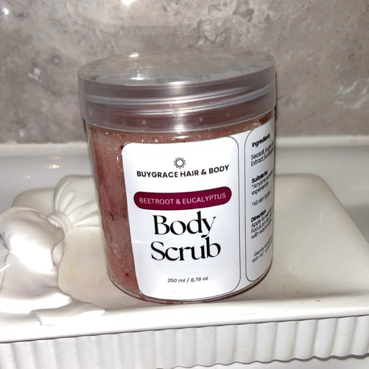 Beet Root & Eucalyptus Body Scrub