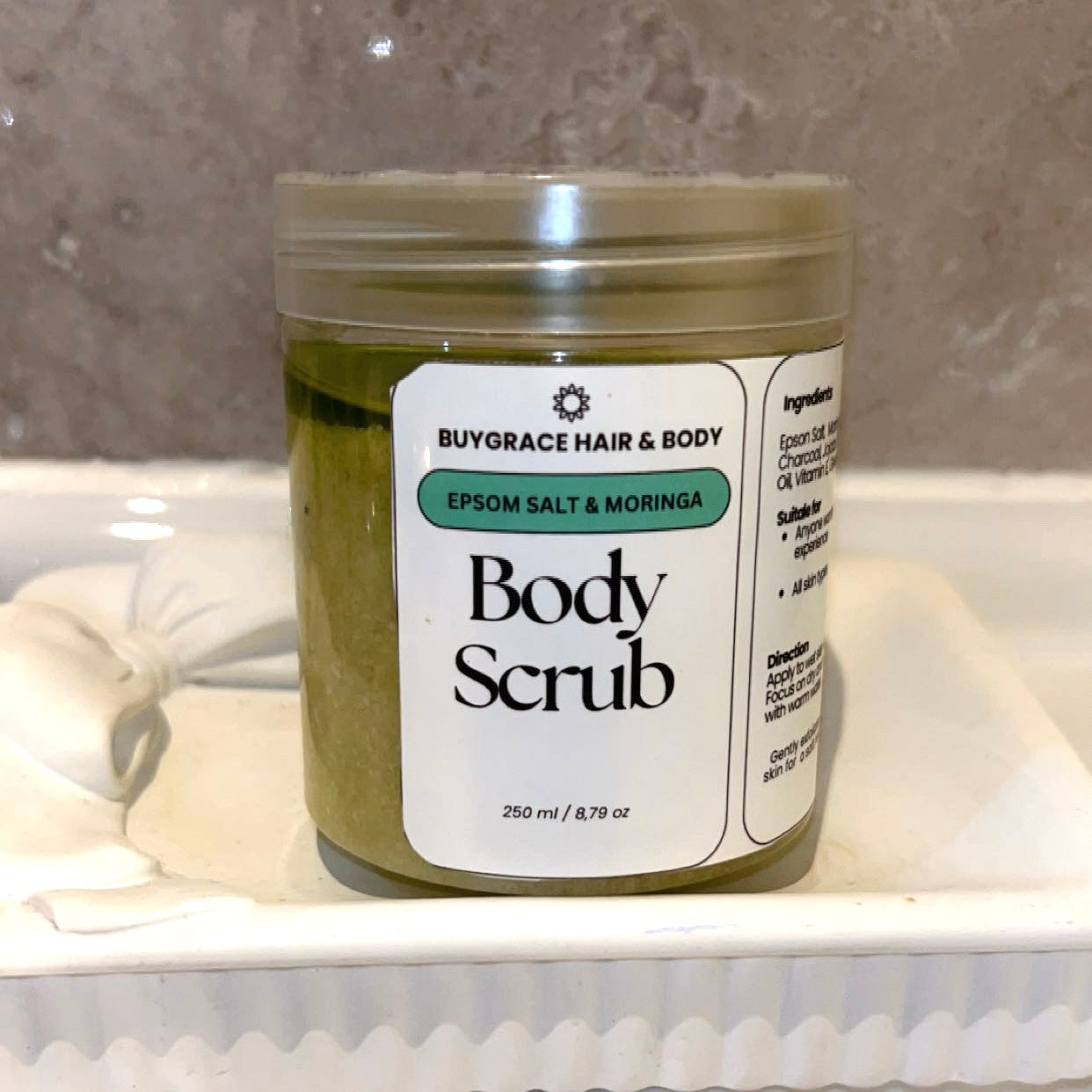 EPSOM SALT & MORINGA BODY SCRUB
