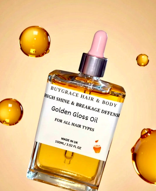 Golden gloss Anti Breakage Defense Hair Oil with Real Honey