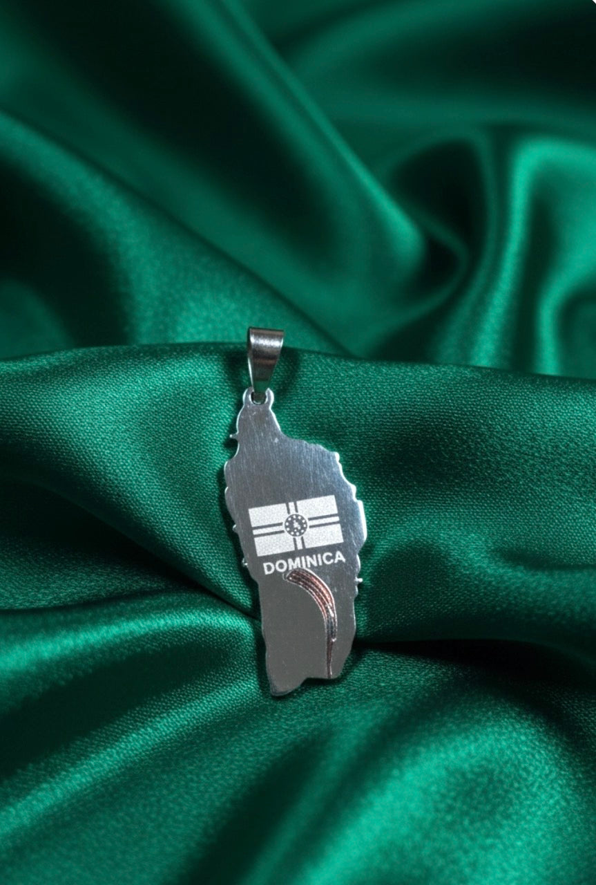 Dominica Island Pendant & Necklace Set