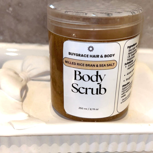 Milled Rice Bran Body Scrub